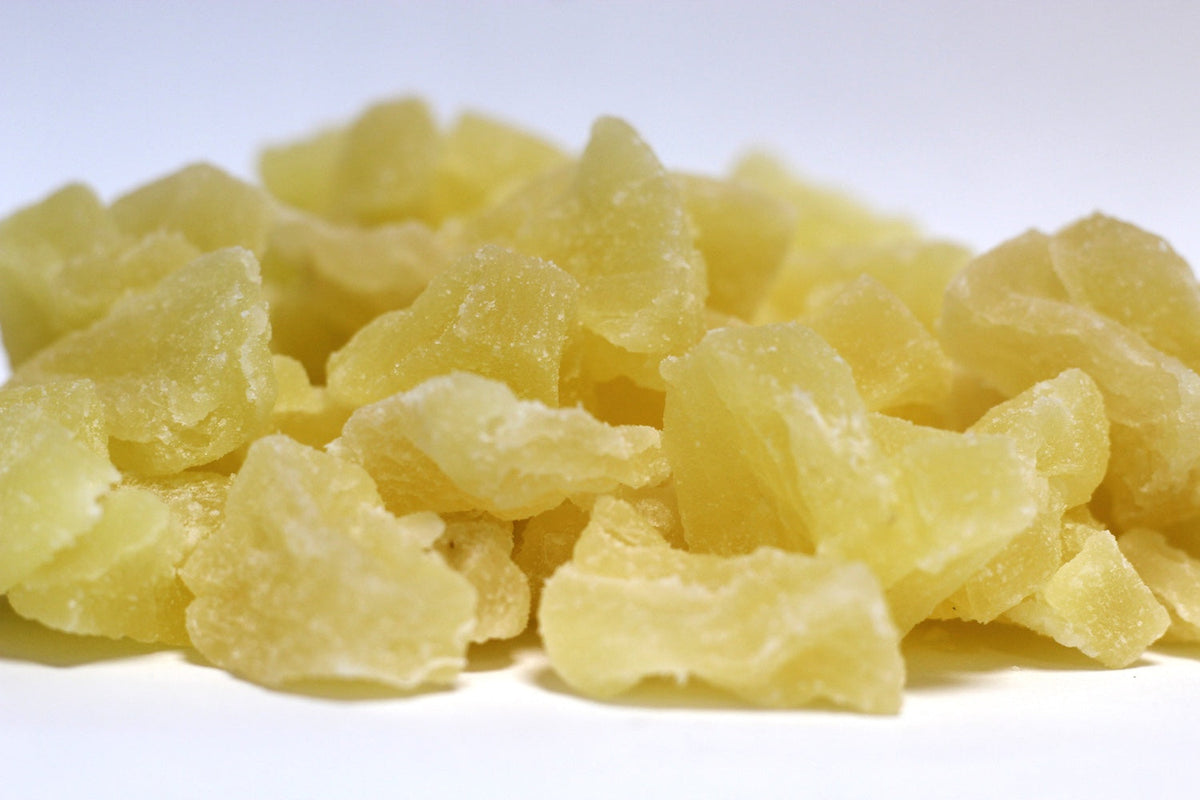 Pineapple Tidbits: small golden pineapple pieces in a loose pile